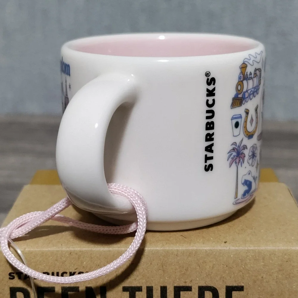 Disney 50th‎ Anniversary Been There Series Starbucks Mug Ornament Magic Kingdom